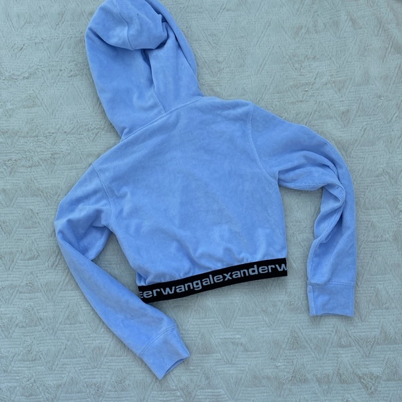 Alexander Wang T corduroy logo elastic hoodie - Picture 6 of 7